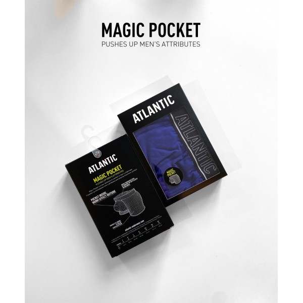 Bokserki męskie Atlantic Magic Pocket MH-1191 - BK26-zieleń